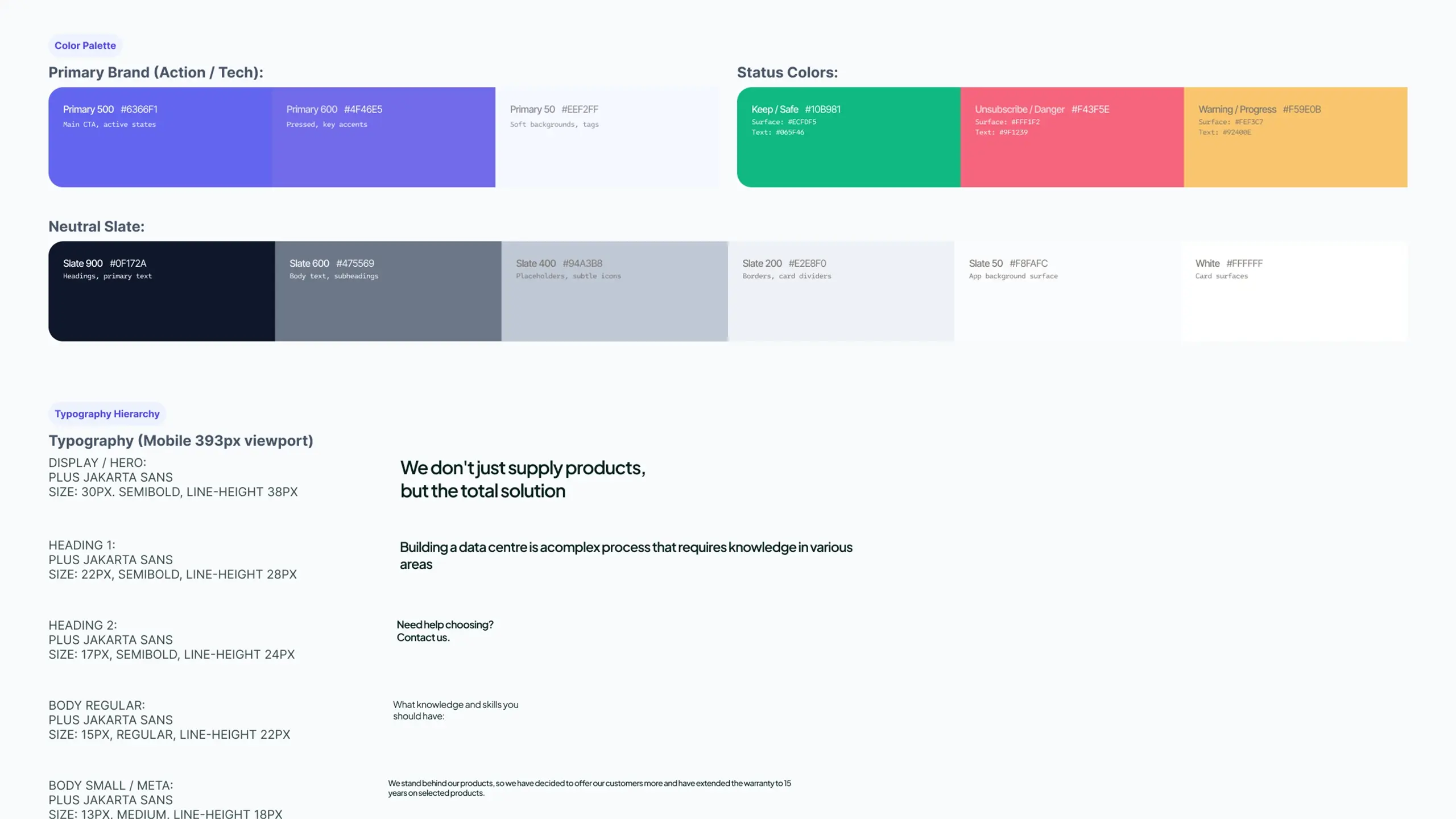 Design System & Component Architecture