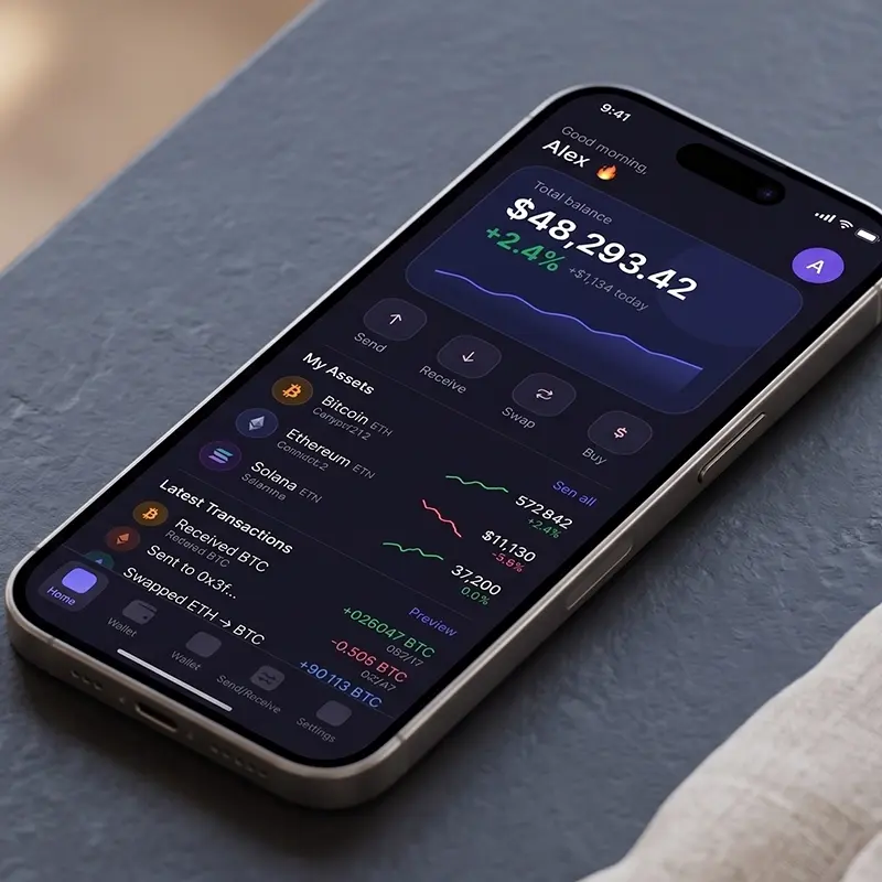 Application UI Design lifestyle mockup 1