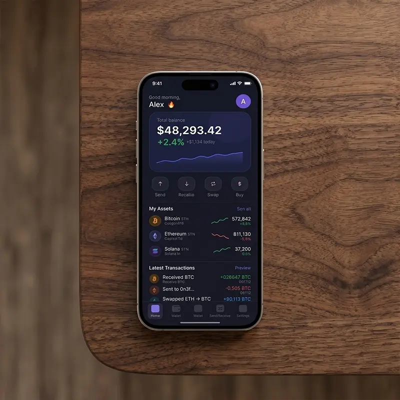 Application UI Design lifestyle mockup 2