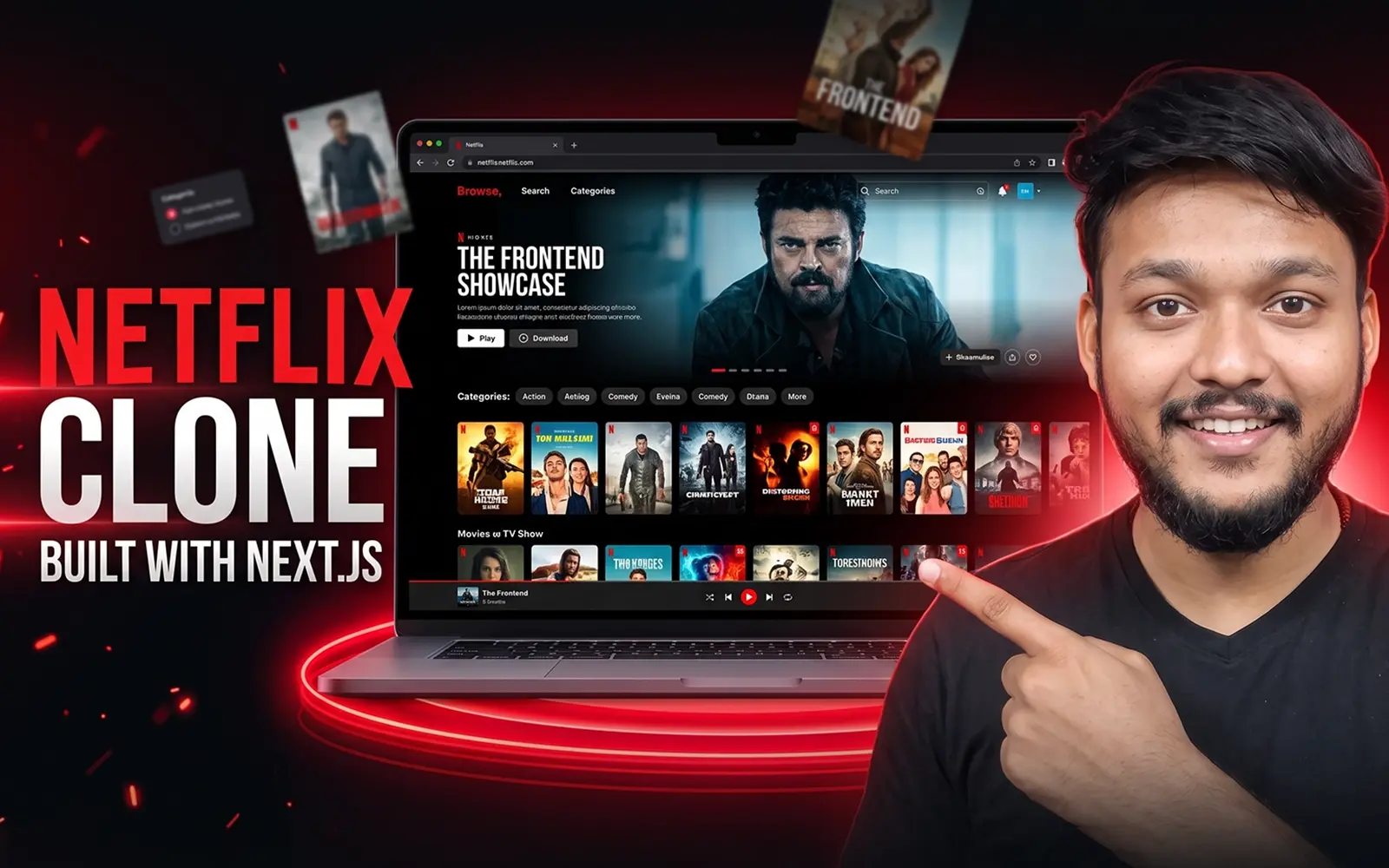 Netflix Clone - UI/UX Design Case Study